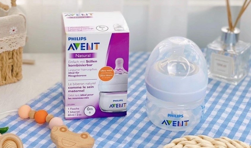 Bình sữa nhựa PP Philips Avent SCF039/17 cổ rộng 60 ml