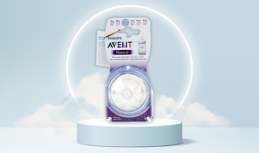 Bộ 2 núm ti Philips Avent SCF652/23 size 2
