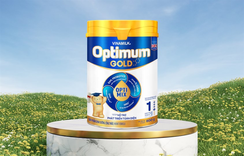 Sữa bột Vinamilk Optimum Gold số 1 800g (0 - 6 tháng)