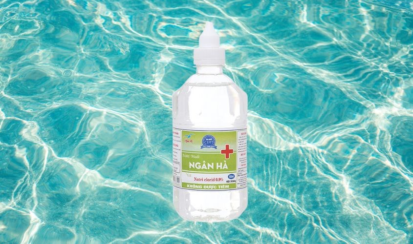 Nước muối Ngân Hà sát khuẩn, súc miệng chai 500ml