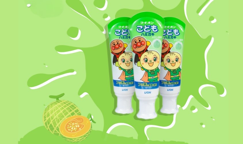 Kem đánh răng Lion cho bé
