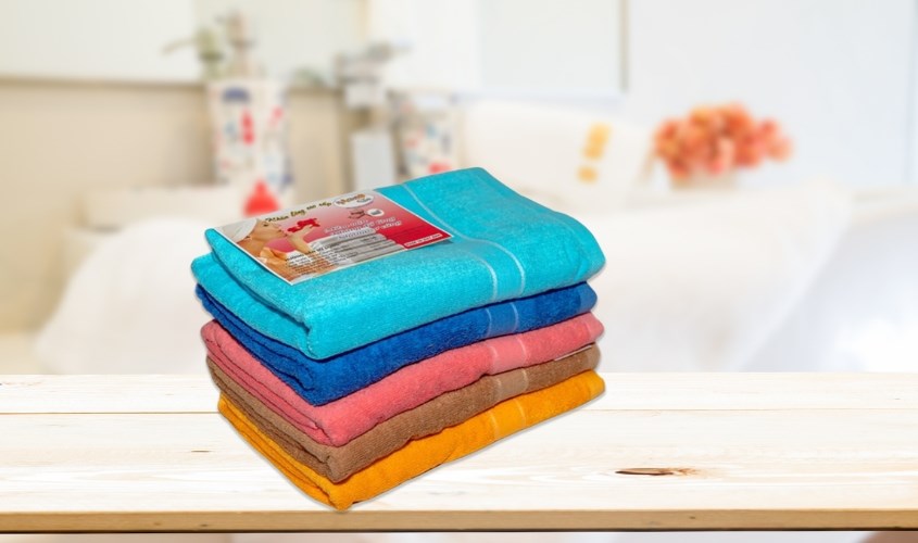 Khăn tắm cotton KACHOOBABY 3 lớp 60x120 cm - Màu ngẫu nhiên