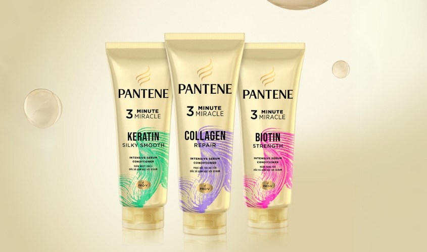 Dầu xả Pantene 3 phút diệu kì cải thiện tóc hư tổn 300 ml