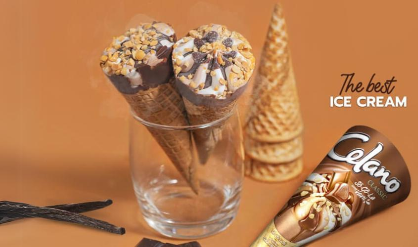 Kem ốc quế socola, vani Celano Classic 66g (từ 1 tuổi)