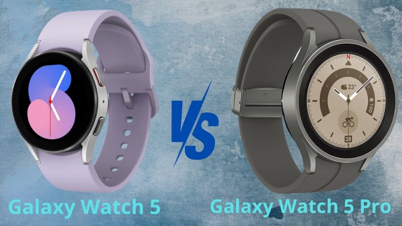Thi&ecirc;́t k&ecirc;́ Watch 5 Pro &acirc;́n tượng hơn nhưng Watch 5 lại đa dạng màu sắc hơn