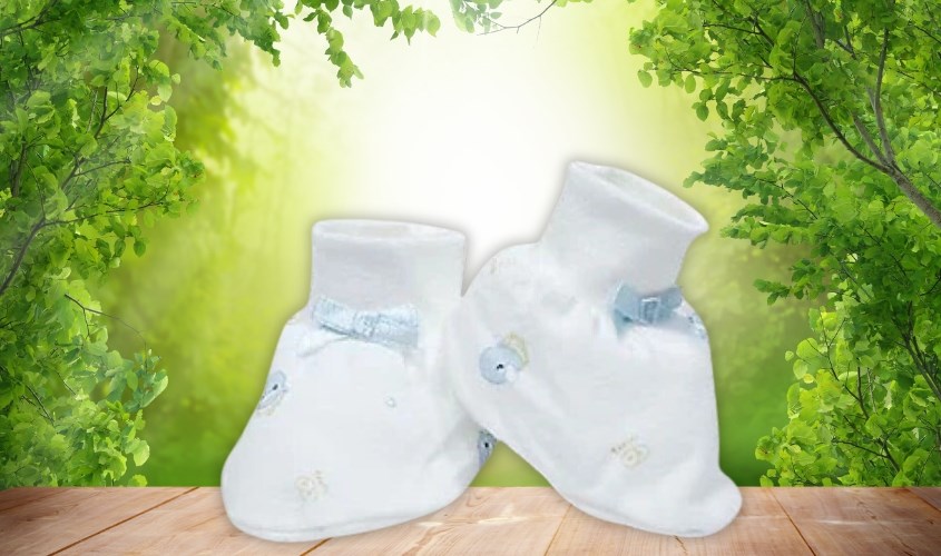 Bao chân có cổ KuKu KU2330 - Màu ngẫu nhiên (0 - 3 tháng)