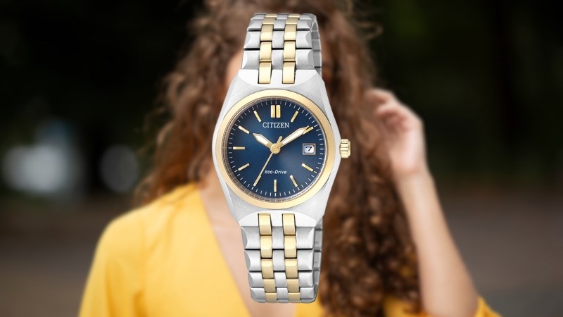 Đồng hồ CITIZEN 27.5 mm Nữ EW2294-61L Đồng hồ CITIZEN 27.5 mm Nữ EW2294-61L có thiết kế hiện đại