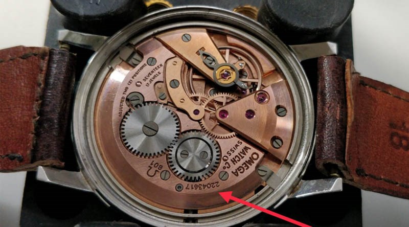 Kiểm tra số seri ngay tr&ecirc;n chiếc đồng hồ đang đeo