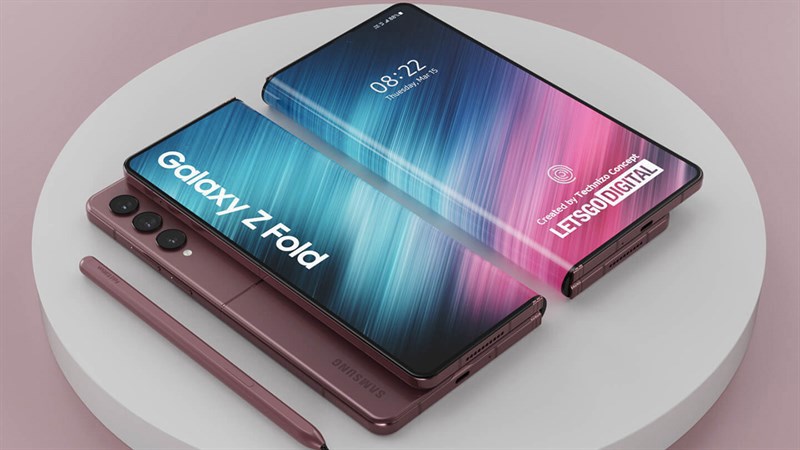 Galaxy Z Fold 4 bản lề si&ecirc;u mảnh