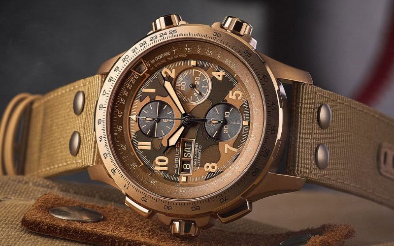 Đồng hồ Hamilton c&oacute; phong c&aacute;ch cổ điển, thanh lịch