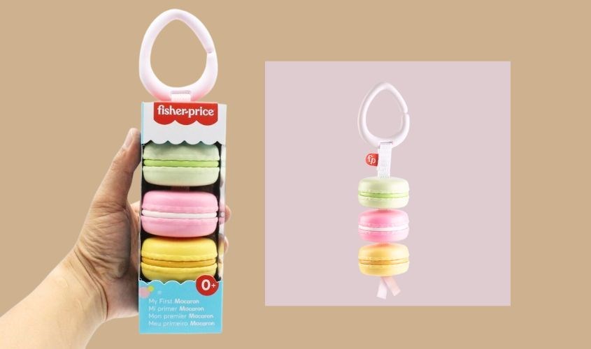 Đồ chơi lục lạc macaron Fisher Price 19 GRR45 (từ 0 tháng)