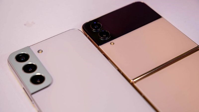 Camera tr&ecirc;n S22+ v&agrave; Z Flip4