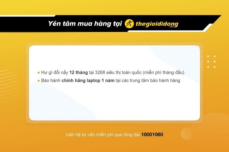 Chính sách bảo hành tại Thế Giới Di Động