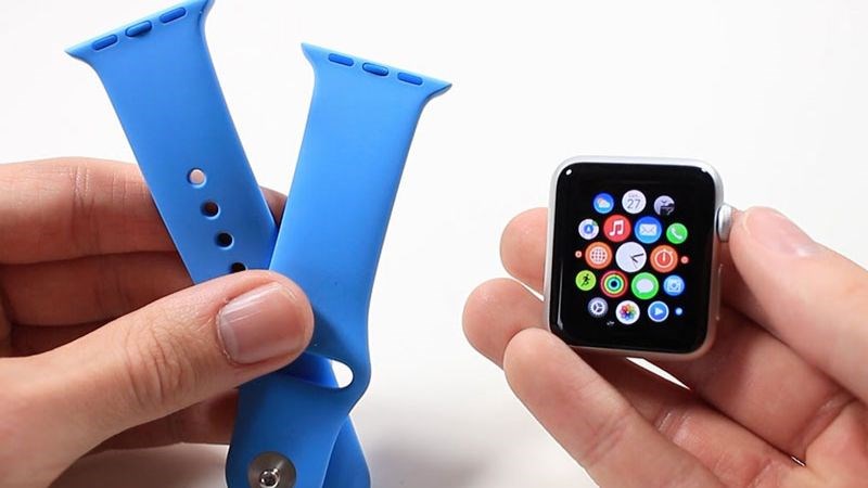  D&acirc;y đeo Apple Watch S3 GPS 42mm c&oacute; thể th&aacute;o rời