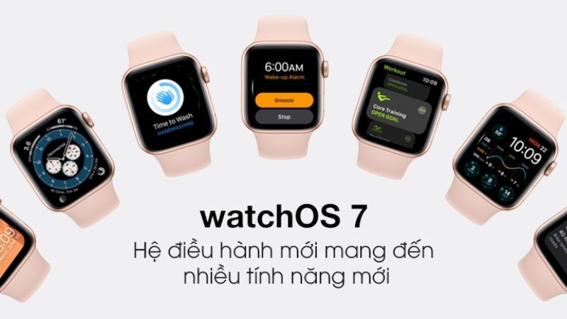 Hệ điều h&agrave;nh watchOS 7 với nhiều tiện &iacute;ch 