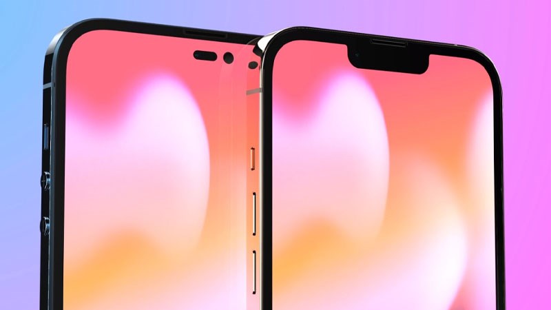 Thiết kế notch vi&ecirc;n thuốc kh&aacute;c với tai thỏ của iPhone 13 Pro Max