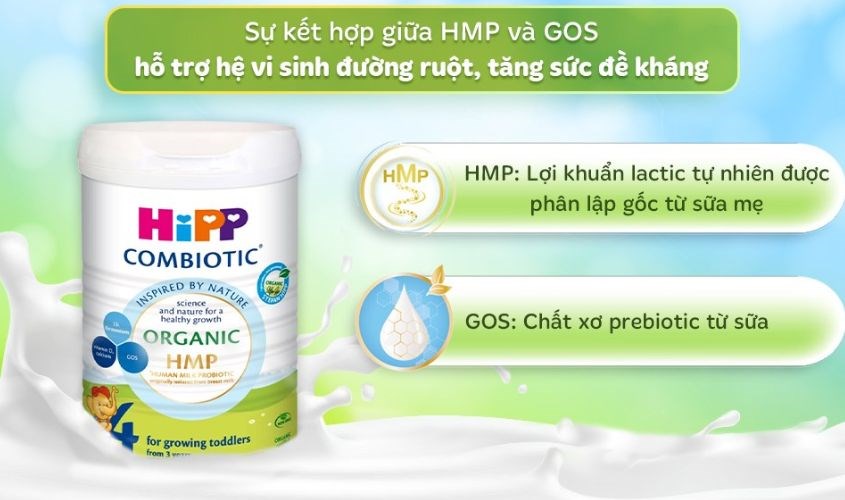Sữa bột HiPP Organic Combiotic số 4 800g (từ 3 tuổi)