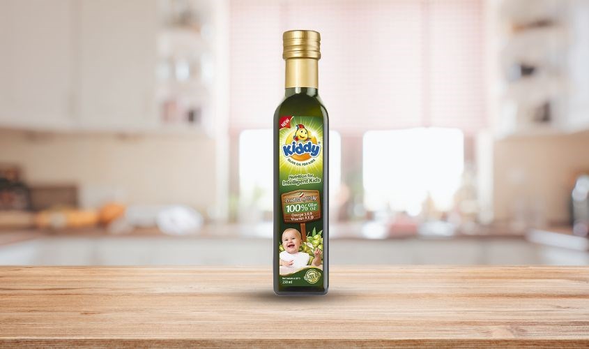 Dầu oliu Kiddy ăn dặm cho bé chai 250 ml (từ 6 tháng)