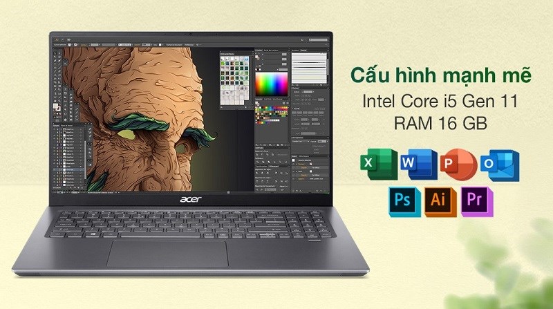 Laptop sở hữu hiệu năng mạnh mẽ