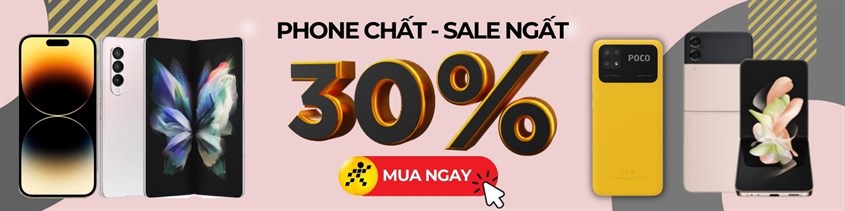 Điện thoại sale sập sàn đến 30%, click ngay!