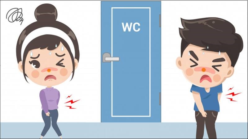 Nhịn tiểu khiến nước tiểu bị ngưng đọng trong bàng quang, tạo điều kiện cho vi khuẩn phát triển
