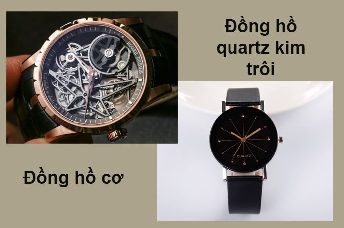 Ph&acirc;n biệt đồng hồ cơ v&agrave; đồng hồ quartz kim tr&ocirc;i