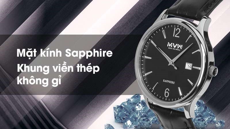 Đồng hồ MVW với thiết kế đậm nét nam tinh