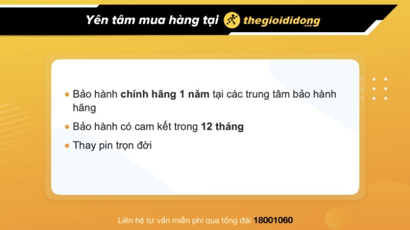 Chính sách bảo hành đồng hồ tại TGDĐ Chính sách bảo hành đồng hồ tại TGDĐ