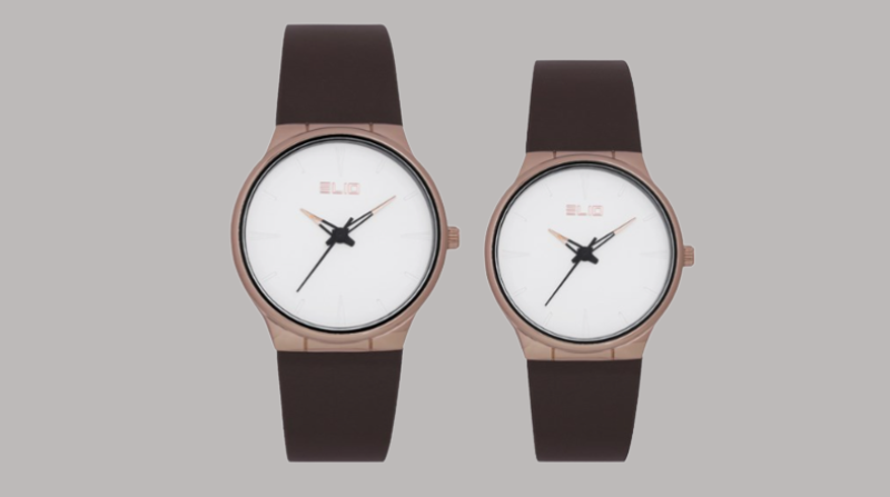 Mẫu đồng hồ với thiết kế m&agrave;u n&acirc;u sẫm chủ đạo độc lạ