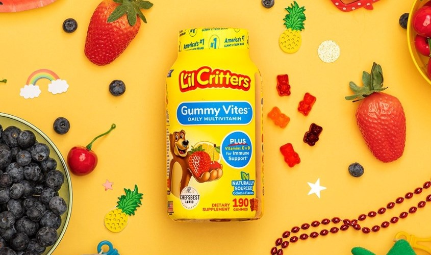 Kẹo dẻo Lil Critters Gummy Vites bổ sung vitamin