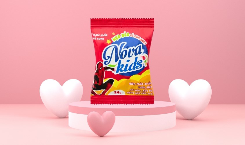 Kẹo dẻo Nova Kids bổ sung DHA - Màu ngẫu nhiên