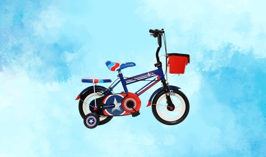 Xe đạp trẻ em Đại Phát Tài đội trưởng 12 inch