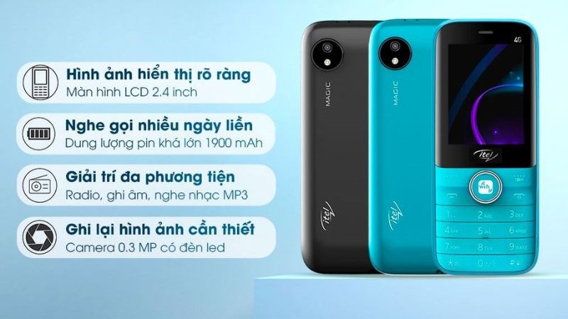 Thiết kế nhỏ gọn, m&agrave;u sắc nổi bật