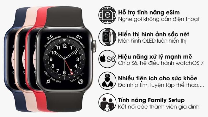 Apple Watch Series 6 được trang bị con chip S6