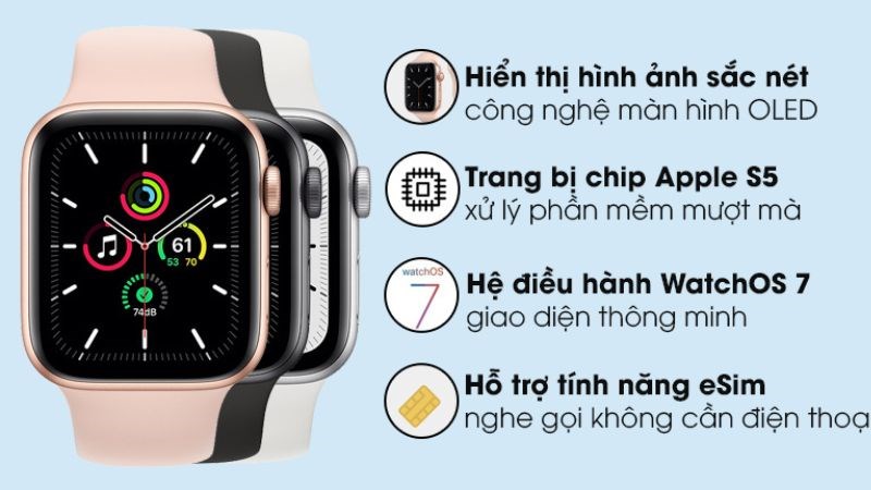 Apple Watch SE với tính năng eSim đặc biệt