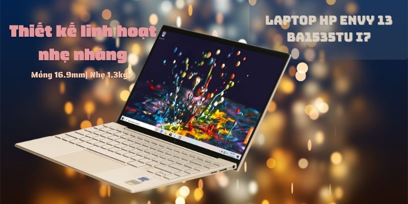 Laptop HP thiết kế mỏng nhẹ, thanh lịch, qu&yacute; ph&aacute;i