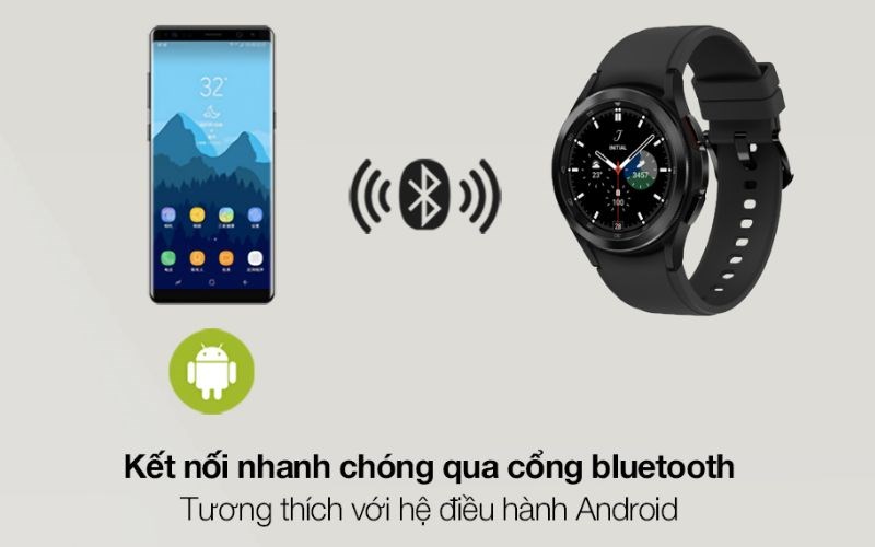Đồng hồ c&oacute; khả năng kết nối Bluetooth 5.0 ổn định, mang lại nhiều trải nghiệm tuyệt vời