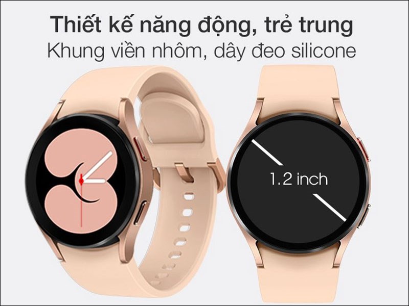 Phiên bản đồng hồ Samsung Galaxy Watch 4 này được thiết kế đơn giản tạo nên phong cách năng động, cuốn hút Phiên bản đồng hồ Samsung Galaxy Watch 4 này được thiết kế đơn giản tạo nên phong cách năng động, cuốn hút