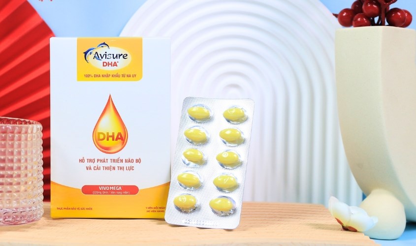 Viên uống Avisure DHA hỗ trợ não bộ và thị lực 40 viên