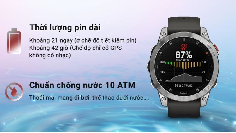 Thời lượng pin dài phù hợp cho luyện tập
