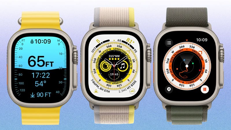 Apple Watch Ultra được trang bị cảm biến nhiệt độ
