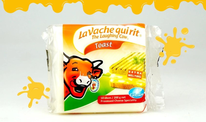 Phô mai Con Bò Cười lát