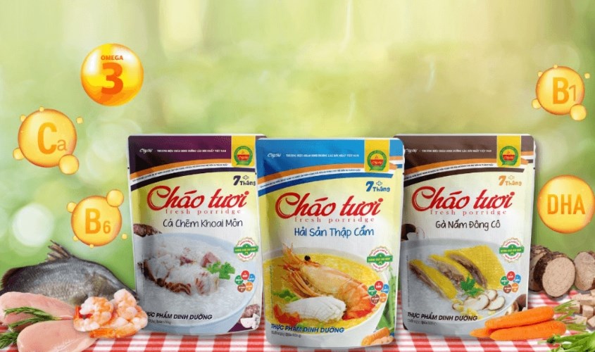 Combo 3 gói cháo tươi Cây Thị vị hải sản thập cẩm 240g (từ 7 tháng) Combo 3 gói cháo tươi Cây Thị vị hải sản thập cẩm 240g (từ 7 tháng)