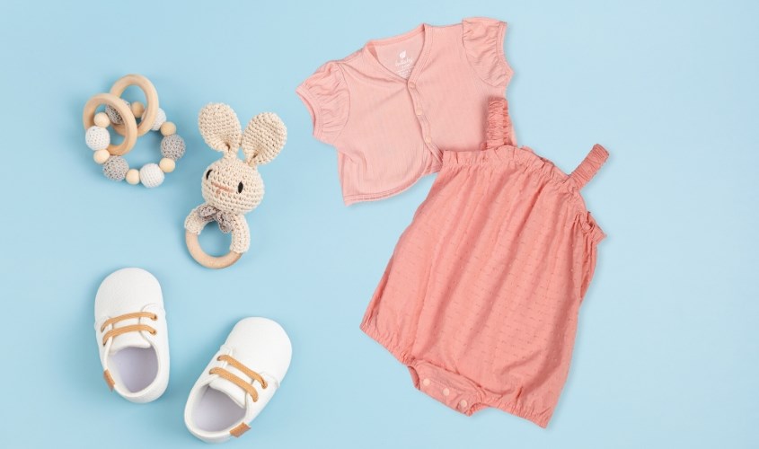 Set bodysuit bé gái Lullaby NH290V màu hồng Set bodysuit bé gái Lullaby NH290V màu hồng