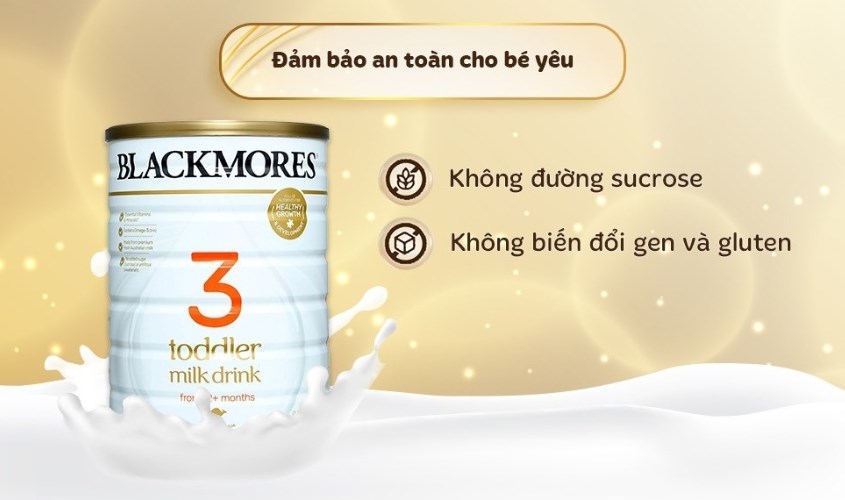 Sữa bột Blackmores Toddler Milk Drink số 3 hương vani 900g (từ 1 tuổi)