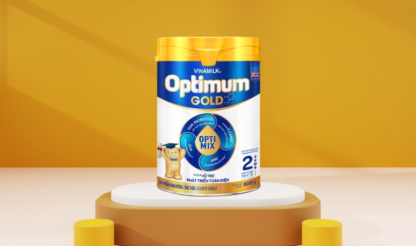 Sữa bột Vinamilk Optimum Gold số 2 800g (6 - 12 tháng)