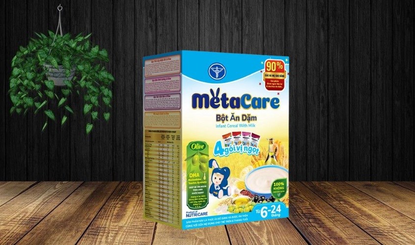 Bột ăn dặm MetaCare 4 vị ngọt hộp 200g (6 - 24 tháng)