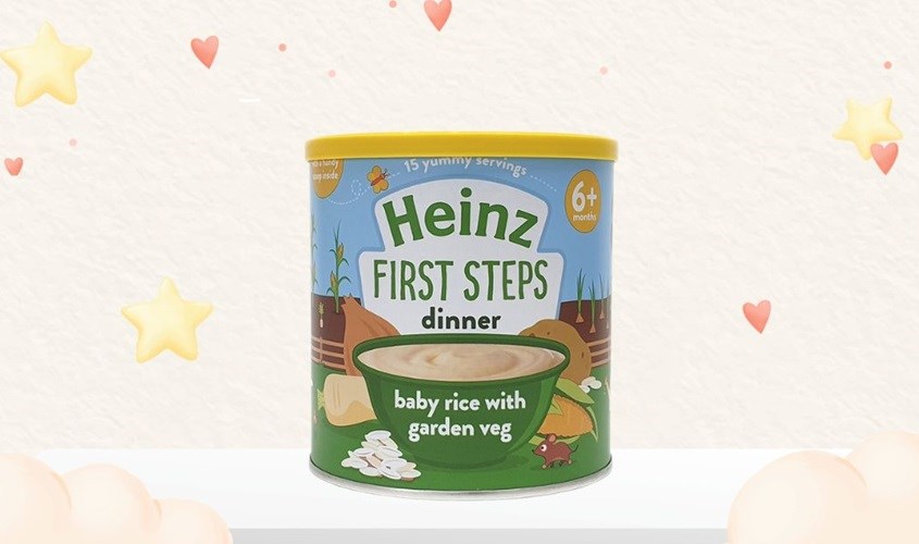 Bột ăn dặm Heinz gạo, rau củ