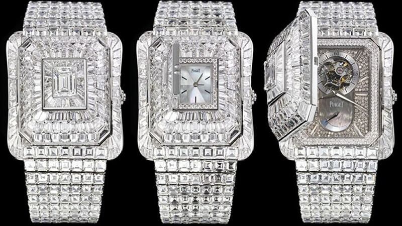 Piaget Emperador full kim cương khiến người xem không thể rời mắt Piaget Emperador full kim cương khiến người xem không thể rời mắt