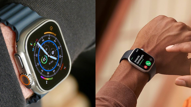 Cả 2 mẫu đồng hồ đều được trang bị chip Apple S8 mới Cả 2 mẫu đồng hồ đều được trang bị chip Apple S8 mới